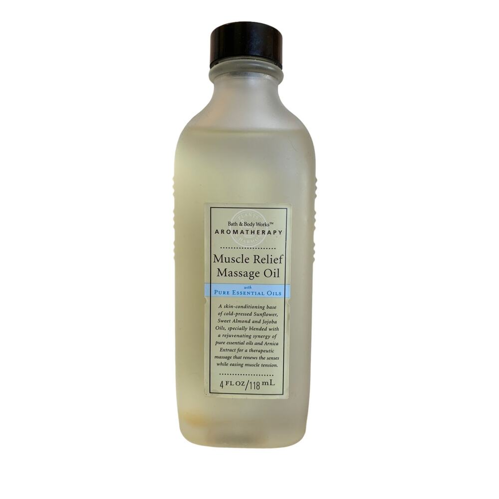 Bath & Body Works Aromatherapy MUSCLE RELIEF‎ Massage Essential Oil 4oz